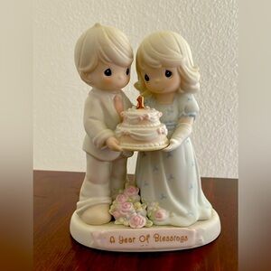 Precious Moments "A Year of Blessings” figurine #163783 dated 1995 
No box